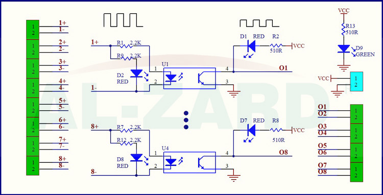 Schematic for DST-1R8P-N