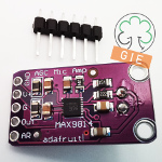 Electret Microphone Amplifier - MAX9814 with Auto Gain Control