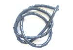 Spiral Wrapping Bands Tube Cable Wire Protector Black ( Ø10mm,1 meter)